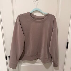 a new day Tan Crewneck Sweatshirt